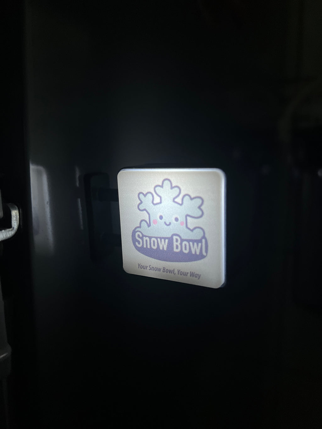 Snow Bowl Mini Magnetic LED Lightbox Sign