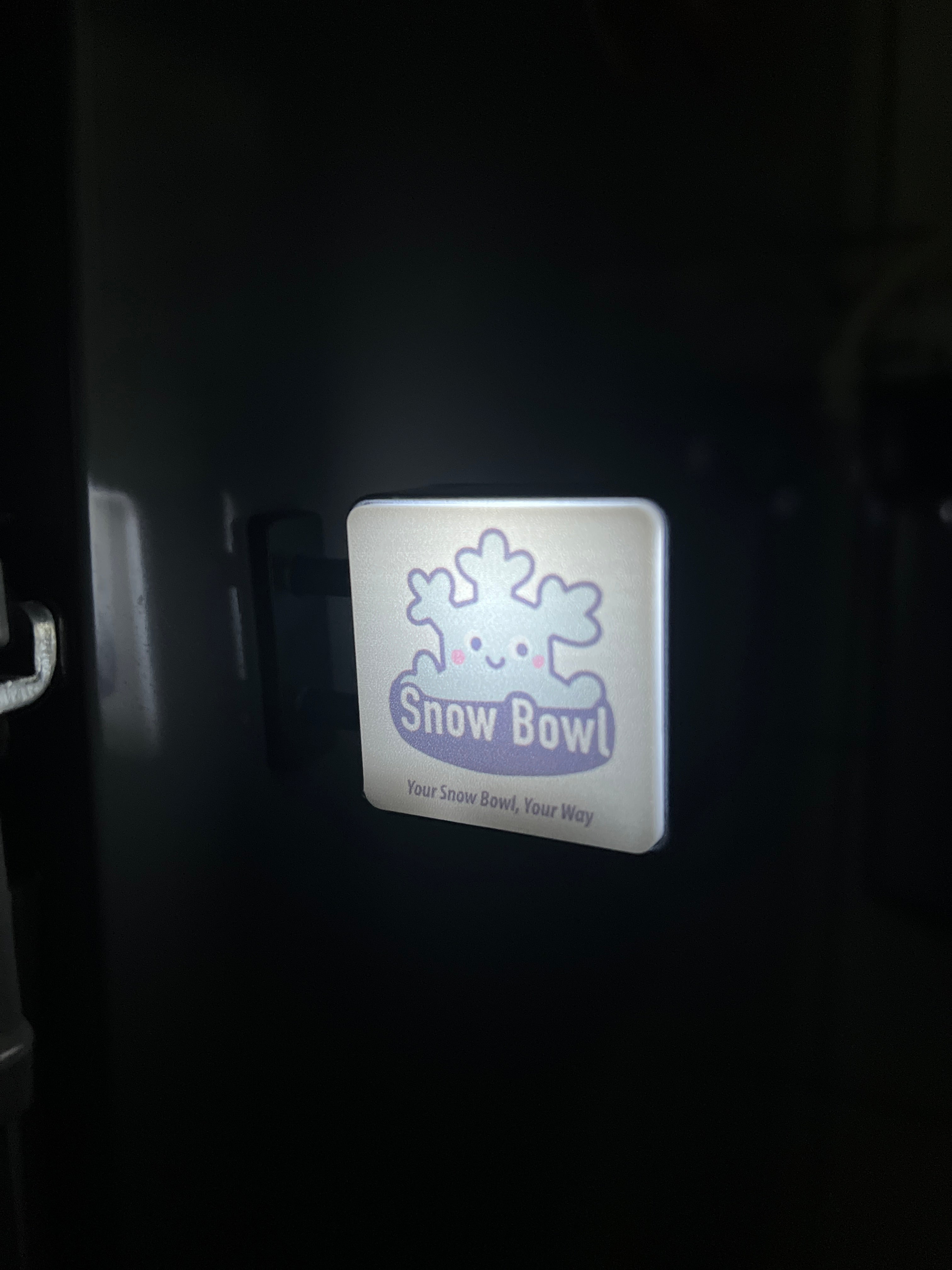 Snow Bowl Mini Magnetic LED Lightbox Sign